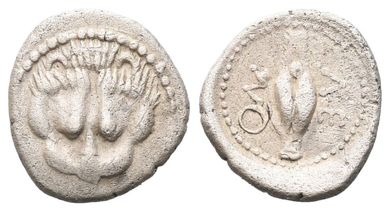 Sicily, Leontinoi, C. 476-466 Bc. Ar Litra (10 MM, 0.68 G).