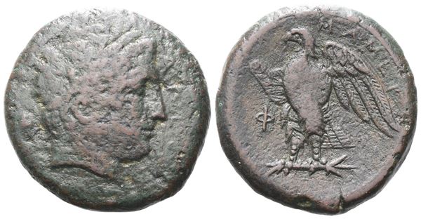 Sicily, Messana. The Mamertinoi, 275-264 BC. Æ Quadruple Unit (26 mm, 15.78 g).