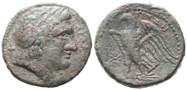 Sicily, Messana. The Mamertinoi, 275-264 BC. Æ Quadruple Unit (27 mm, 17.07 g).