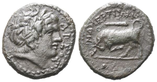Sicily, Messana, The Mamertinoi, c. 275-264 BC. Æ Unit (18 mm, 4.22 g).