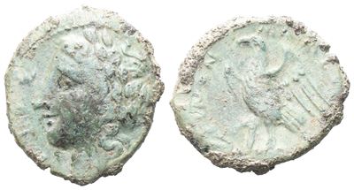 Sicily, Messana, The Mamertinoi, C. 288-278 Bc. Æ Uncia (19 MM, 4.84 G).
