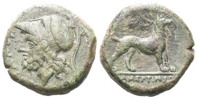 Sicily, Messana, The Mamertinoi, 264-241 Bc. Æ Unit (17 MM, 5.12 G).