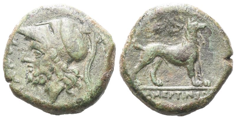 Sicily, Messana, The Mamertinoi, 264-241 Bc. Æ Unit (17 MM, 5.12 G).