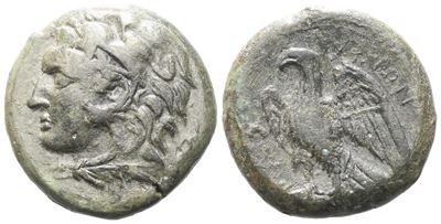 Sicily, Messana, The Mamertinoi, C. 275-264 Bc. Æ Double Unit (22 MM, 11.55 G).