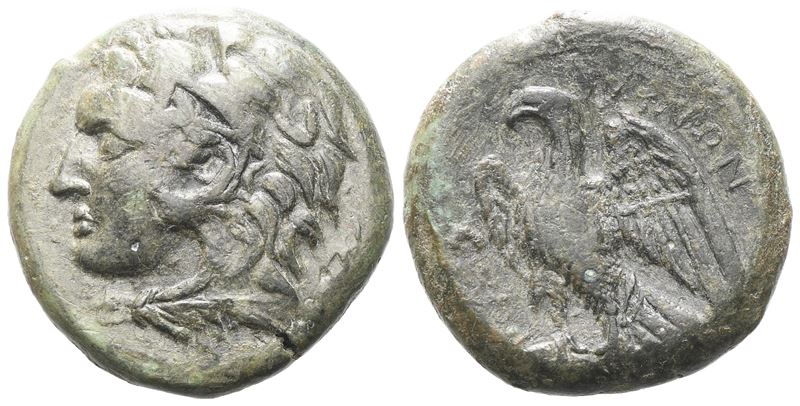 Sicily, Messana, The Mamertinoi, C. 275-264 Bc. Æ Double Unit (22 MM, 11.55 G).