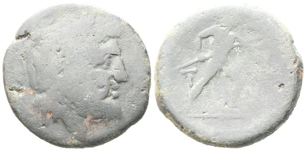 Sicily, Messana, The Mamertinoi, c. 220-200 BC. Æ Pentonkion (26 mm, 11.73 g).