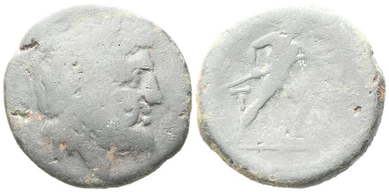 Sicily, Messana, The Mamertinoi, C. 220-200 Bc. Æ Pentonkion (26 MM, 11.73 G).