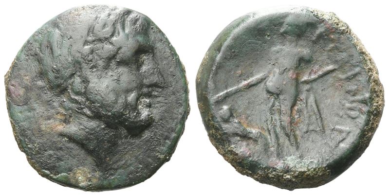 Sicily, Messana, The Mamertinoi, C. 220-200 Bc. Æ Pentachalkon (20 MM, 5.89 G).