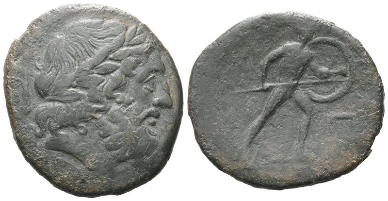 Sicily, Messana, The Mamertinoi, C. 220-200 Bc. Æ Pentonkion (27 MM, 10.91 G).