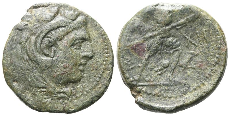 Sicily, Messana, The Mamertinoi, C. 215-212 Bc. Æ Dichalkon (22 MM, 7.67 G).