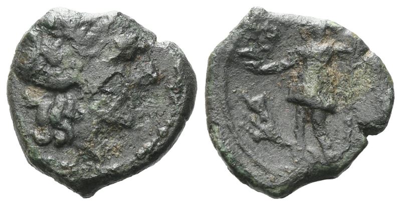 Sicily, Paropos, C. 200-150 Bc. Æ Hexas (12 MM, 1.66 G).