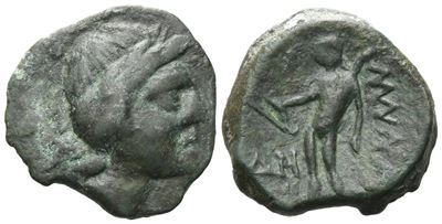 Sicily, Messana, The Mamertinoi, C. 2nd Century Bc. Æ (21 MM, 6.69 G).