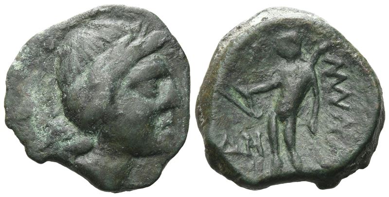 Sicily, Messana, The Mamertinoi, C. 2nd Century Bc. Æ (21 MM, 6.69 G).