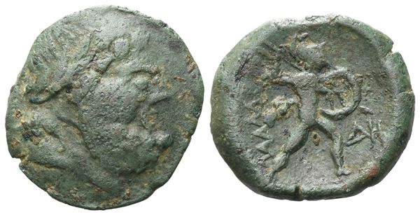 Sicily, Messana, The Mamertinoi, c. 211-208 BC. Æ (18 mm, 3.67 g).