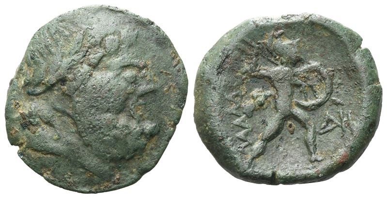 Sicily, Messana, The Mamertinoi, C. 211-208 Bc. Æ (18 MM, 3.67 G).