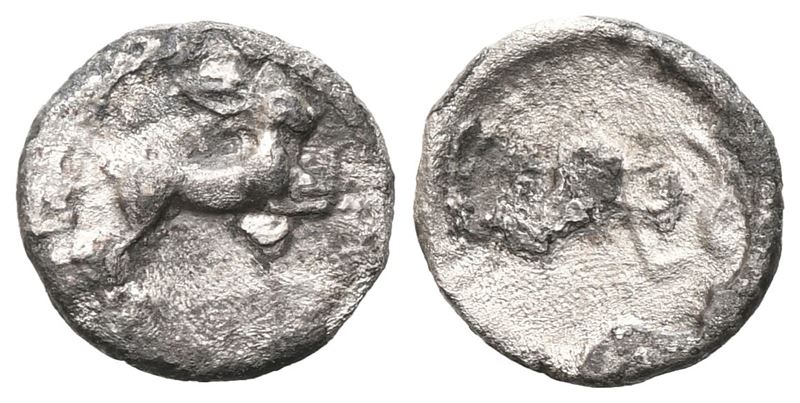 Sicily, Messana, 480-462 Bc. Ar Litra (11 MM, 0.64 G).