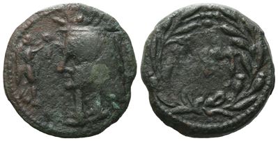 Islands Of Sicily, Cossura, C. 2nd Century Bc. Æ (20 MM, 6.64 G).