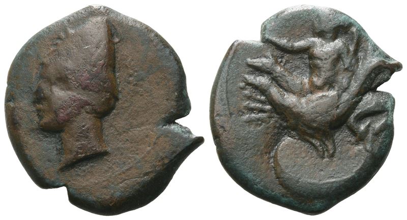 Bruttium, Skylletion, C. 350-325(?) Bc. Æ (21 MM, 7.25 G).