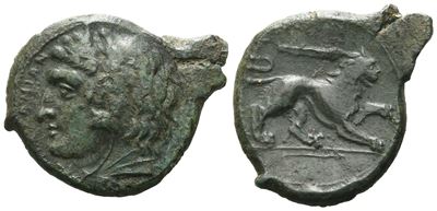 Sicily, Messana, 278-276 Bc. Æ (22 MM, 8.02 G).