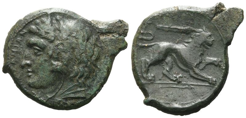 Sicily, Messana, 278-276 Bc. Æ (22 MM, 8.02 G).