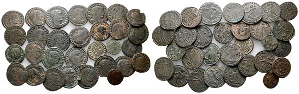 Lot of 30 Roman Æ coins  - Auction Greek, Roman and Byzantine Coins	 - Bertolami Fine Art - Prague