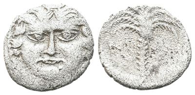 Sicily, Motya, C. 415/10-397 Bc. Ar Litra (11 MM, 0.58 G).
