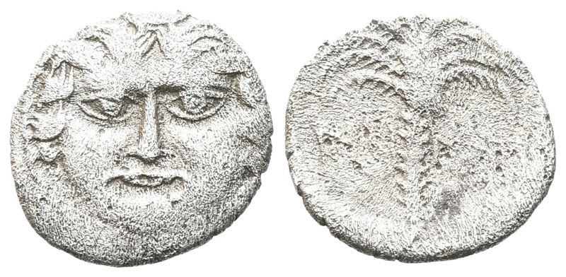 Sicily, Motya, C. 415/10-397 Bc. Ar Litra (11 MM, 0.58 G).