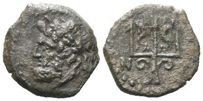 Sicily, Nakona, C. 3rd-2nd Century Bc. Æ (15 MM, 2.11 G).