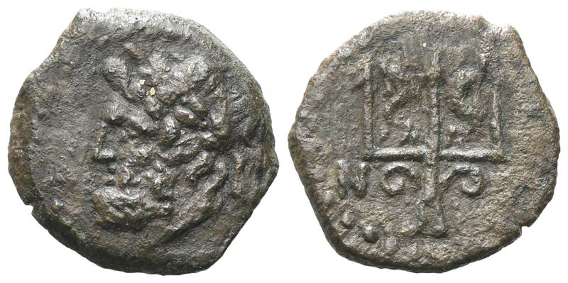 Sicily, Nakona, C. 3rd-2nd Century Bc. Æ (15 MM, 2.11 G).