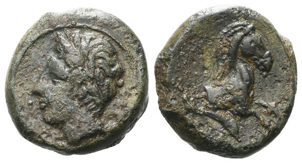 Sicily, Soloi, c. 406-397 BC. Æ (13 mm, 2.93 g).