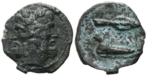 Sicily, Uncertain Roman mint, late 2nd century BC. Æ As (22 mm, 4.77).