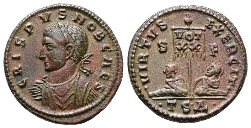 Crispus (caesar, 316-326). Æ Follis (20mm, 3.45g).