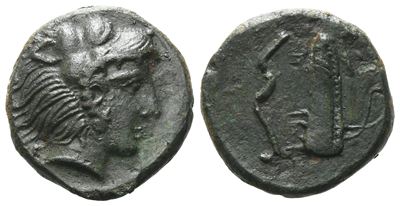 Sicily, Selinos, C. 415/2-409 Bc. Æ Hexas Or Hemilitron (15 MM, 3.43 G).