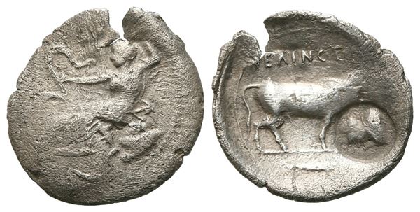 Sicily, Selinos, c. 410 BC. AR Litra (13 mm, 0.69 g).