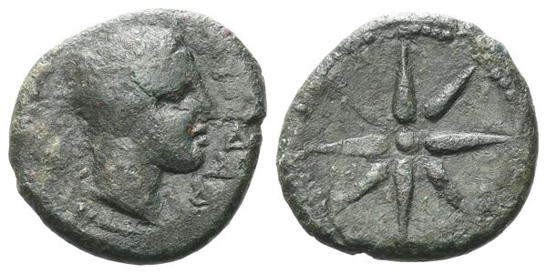 Sicily, Tyndaris, early 2nd century BC. Æ (13 mm, 1.74 g).