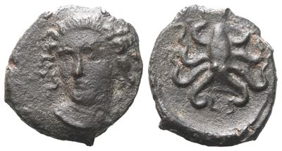 Sicily, Syracuse, C. 415-405 Bc. Æ Tetras (14 MM, 1.67 G).