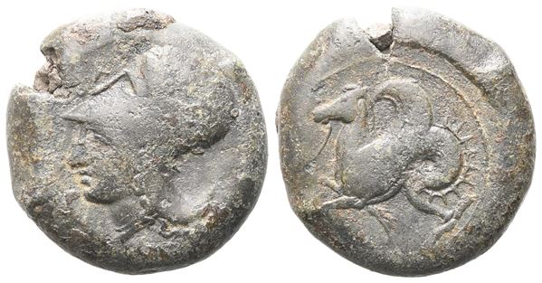 Sicily, Syracuse, 400-390 BC. Æ Litra (20 mm, 9.12 g).