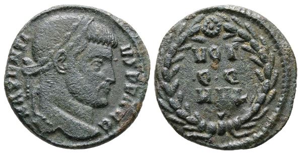 Maxentius (307-312). Æ (17mm, 2.09g).  - Auction Greek, Roman and Byzantine Coins	 - Bertolami Fine Art - Prague