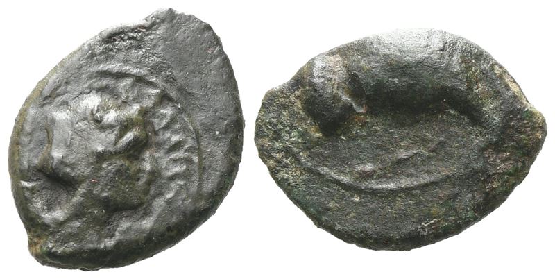 Sicily, Alaisa Archonidea, C. 325-317 Bc. Æ (13 MM, 2.04 G).