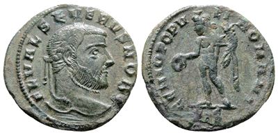 Severus II (caesar, 305-306). Æ Quarter Follis (19 MM, 1.85 G).