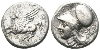 Akarnania, Thyrrheion, C. 350-300 Bc. Ar Stater (19mm, 8.22g).