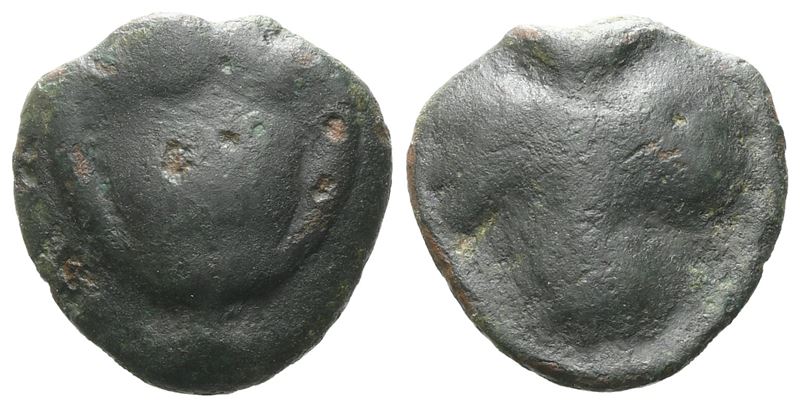 Sicily, Selinos, C. 450-440 Bc. Cast Æ Onkia (14 MM, 2.37 G).