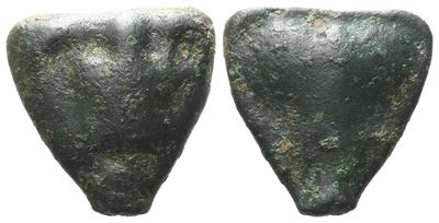 Sicily, Selinos, C. 450-440 Bc. Cast Æ Onkia (15 MM, 3.79 G).