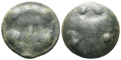 Sicily, Selinos, C. 450-440 Bc. Cast Æ Trias (21 MM, 10.20 G).