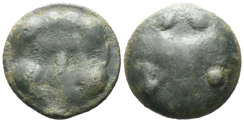 Sicily, Selinos, C. 450-440 Bc. Cast Æ Trias (21 MM, 10.20 G).