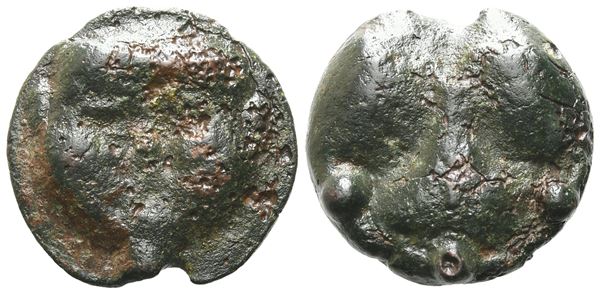 Sicily, Selinos, c. 450-440 BC. Cast Æ Tetras (20 mm, 9.45 g).