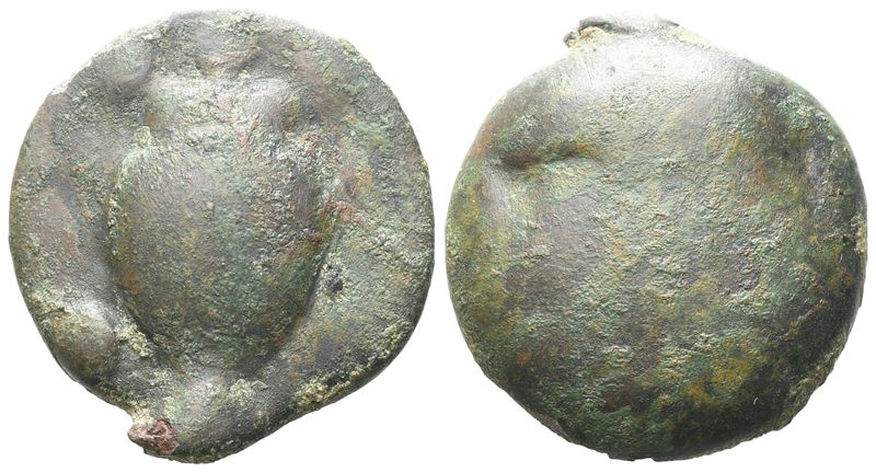 Sicily, Selinos, C. 450-440 Bc. Cast Æ Quincunx (22 MM, 11.99 G).