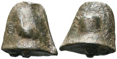 Sicily, Akragas, C. 440-430 Bc. Cast Æ Trias Or Tetronkion (22 MM, 17.19 G).