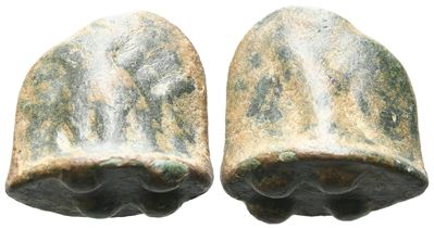 Sicily, Akragas, C. 440-430 Bc. Cast Æ Trias Or Tetronkion (20 MM, 10.58 G).