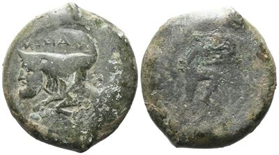 Sicily, Sileraioi, C. 340-330 Bc. Æ Litra (29mm, 28.22g).